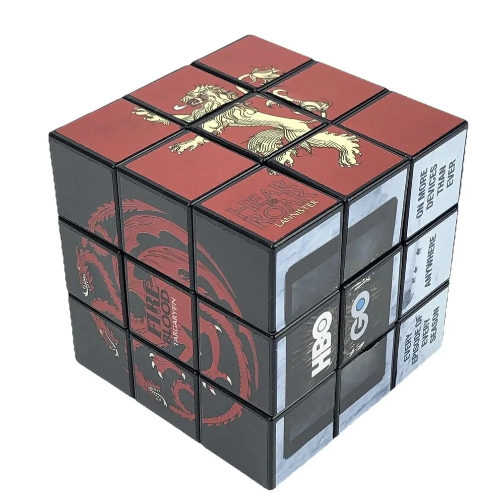 Game Of Thrones Rubiks Cube Puzzle Game Toy‎ HBO Promo TV Show 3x3 Gift Idea New